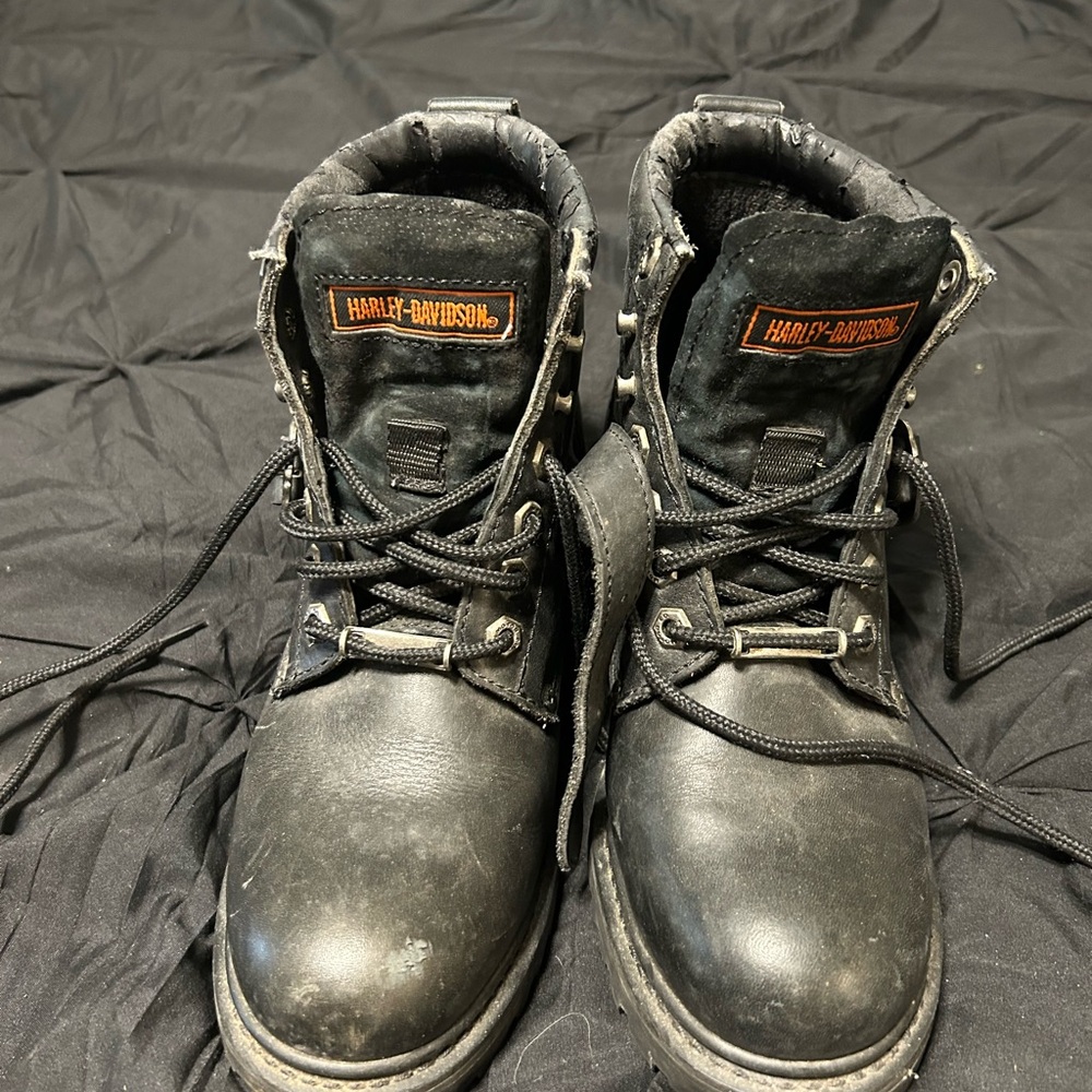 Harley-Davidson Black Leather Footwear